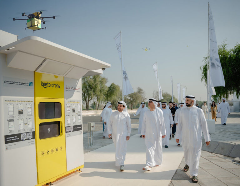 Hi Nad Al Sheba, a new drone delivery route just landed! 🚀 ✨